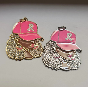 Pink Cap Girl 18K plated