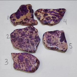 Natural Purple African Sea sediment Focal Stone