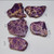 Natural Purple African Sea sediment Focal Stone