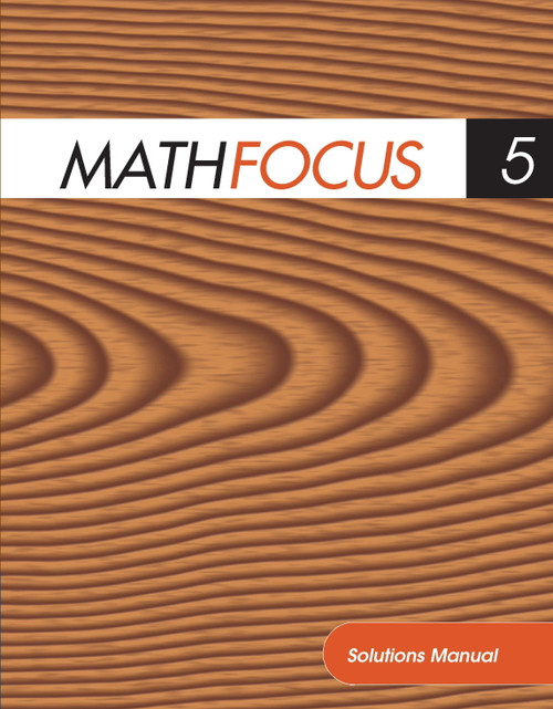 Math Focus (Grade 5) | Solutions Manual - 9780176376611