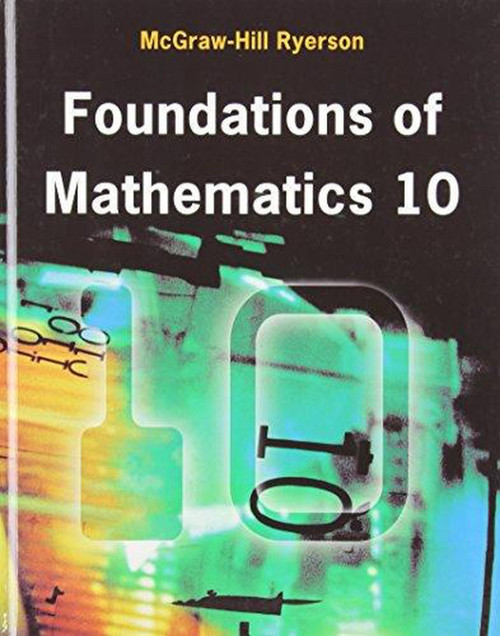 Foundations of Math 10 (McGraw Hill) - Student Ebook (12 Month Online Subscription)