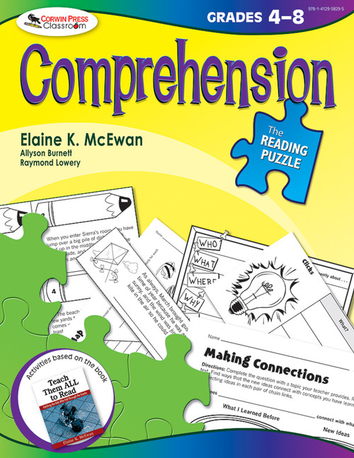 The Reading Puzzle: Comprehension, Grades 4-8 - 9781412958295