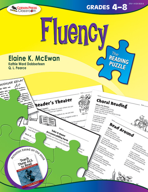 The Reading Puzzle: Fluency, Grades 4-8 - 9781412958288