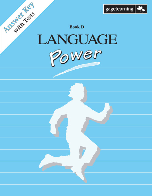 Gage Language Power Grade 6 | Level D Answer Key - 9780771510229