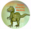 Dinosaur Birthday Cake Personalised Icing sheet