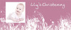 Christening & Baptism Banner - Pink Field