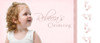 Christening & Baptism Banner - Pink Footprints