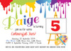 Painting Art Birthday Party Invitation