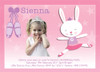 Ballet Bunny Birthday Party Invitations