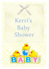 Custom baby shower edible image icing or frosting sheet. Personalized - Baby Blocks Theme