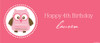 Hot Pink Birthday Party Backdrops, Banners & Posters