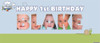 Party Banner - Name Frame Birthday Banner