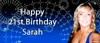 Party Banners - 21st Birthday Party Banner