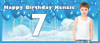 Party Banners - Blue Balloons Banner