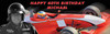 Racing Car Birthday Party Banner