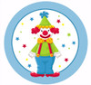 Clown Party Spot Sticker Labels