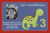 Dinosaur Birthday Party Invitation