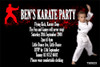 Martial Arts Birthday Party Invitation