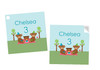 Teddy Bear Picnic Personalised Square Stickers & Square Tags
