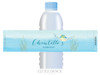 Under the Sea Sea Turtle Party Personalised Water Bottle favour labels