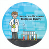 Science Party Personalised Party Labels & Stickers & Stickers - Scientist themed birthday labels or science birthday party favor stickers. Printed in Australia