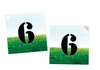 Soccer Party Personalised Square Labels, Square Stickers and Square Tags.