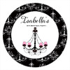 Vintage chandelier Birthday Party Personalised Edible image, Birthday cake & cookie icing sheets.