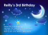 Starry Starry Night Birthday party Invitations