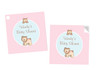 Baby Bear Square Personalised Stickers, Labels and Tags.