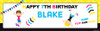 Bounce Birthday Party Banner.