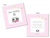 Pink Caravan Girls Party Invitation