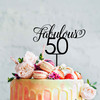 Fabulous Custom Age Birthday Cake Topper - Fabulous Custom Age Cake Decorations