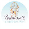 Dreamcatcher party Labels & Stickers