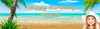 Hawaii Beach Themed Party Banners