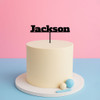 Block Name Cake Topper