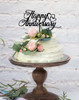 Happy Anniversary Wedding Anniversary Cake Topper