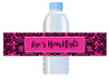 hot pink hens night waterbottle labels