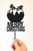 Christmas Pudding Cake Topper