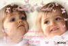 Twins baptism photo invitations for sale online