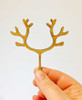 Reindeer Antler Christmas Cupcake Toppers