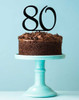 Number 80 cake topper - 80th birthday cake decoration - Laser cut - Made in Australia. Buy with Afterpay, Paypal or card