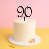 Number 90 cake topper - 90th birthday cake decoration - Laser cut - Made in Australia