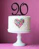 Number 90 cake topper - 90th birthday cake decoration - Laser cut - Made in Australia