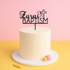 Personalised Baptism Cake Topper with Name