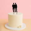 Two Groomsmen - Same Sex Gay Wedding Cake Topper