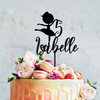Ballet Ballerina with name and Age Birthday Cake Topper. Made in Australia.