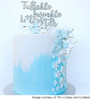 Twinke Twinkle Little Star Cake Topper in Silver Glitter