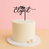 We Eloped Cake Topper