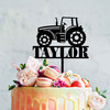 Farm themed tractor cake topper