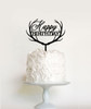 Antlers Happy Birthday Cake Topper Decoration